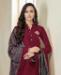 Picture of Delightful Maroon Readymade Salwar Kameez
