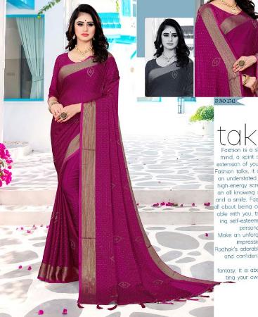 Picture of Good Looking Rani Designer Saree