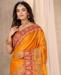 Picture of Pleasing Mustred Designer Saree