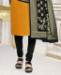 Picture of Taking Yellow Cotton Salwar Kameez