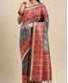Picture of Charming Grey Silk Saree