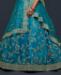 Picture of Enticing Teal Blue Lehenga Choli