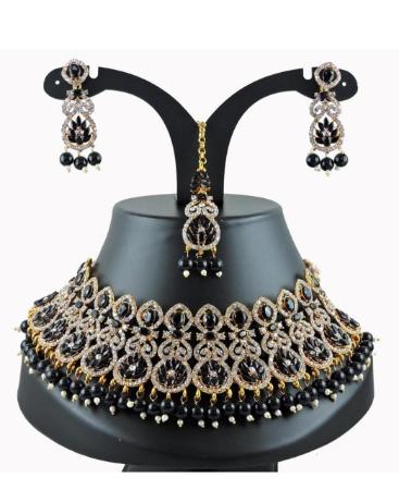 Picture of Admirable Black Necklace Set