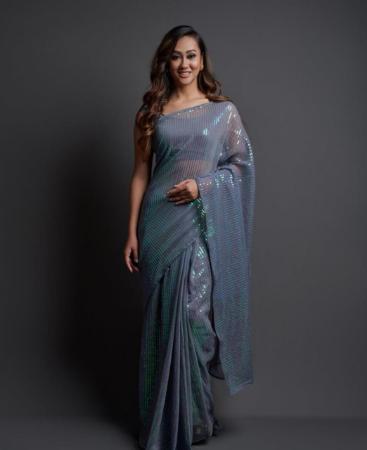 Picture of Fine Grey Casual Saree