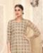 Picture of Stunning Brown Cotton Salwar Kameez
