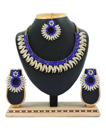 Picture of Elegant Blue Necklace Set