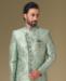 Picture of Exquisite Sea Green Sherwani