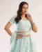 Picture of Superb Sea Green Lehenga Choli