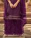 Picture of Beautiful Purple Straight Cut Salwar Kameez