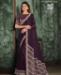Picture of Exquisite Deep Purple Designer Saree