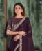 Picture of Exquisite Deep Purple Designer Saree