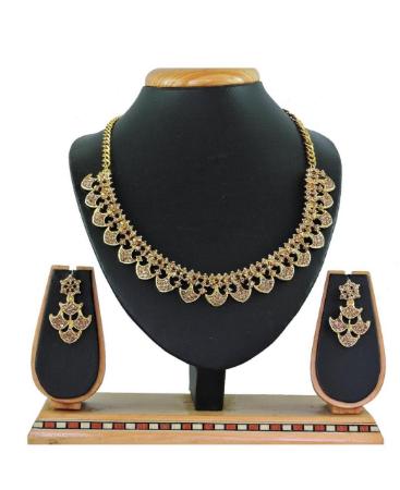 Picture of Ideal Golden Necklace Set