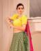 Picture of Elegant Green Lehenga Choli