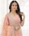 Picture of Bewitching Peach Designer Saree