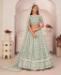 Picture of Pleasing Turquoise Lehenga Choli