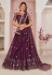 Picture of Nice Egg Plant Lehenga Choli