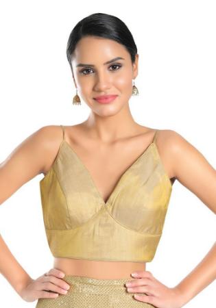 Picture of Exquisite Chiffon & Silk Burly Wood Designer Blouse