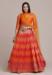 Picture of Appealing Net & Silk Chocolate Lehenga Choli
