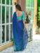 Picture of Magnificent Chiffon Midnight Blue Saree