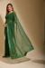 Picture of Magnificent Georgette Dark Olive Green Saree