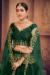 Picture of Elegant Net Dark Olive Green Lehenga Choli
