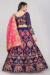 Picture of Splendid Silk Navy Blue Lehenga Choli