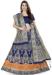 Picture of Elegant Silk Dark Slate Blue Lehenga Choli