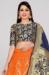 Picture of Well Formed Silk Tomato Lehenga Choli