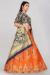 Picture of Well Formed Silk Tomato Lehenga Choli