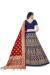 Picture of Pleasing Silk Dark Slate Blue Lehenga Choli