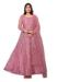 Picture of Pretty Net Rosy Brown Anarkali Salwar Kameez