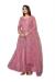 Picture of Pretty Net Rosy Brown Anarkali Salwar Kameez