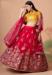 Picture of Grand Silk Crimson Lehenga Choli