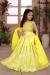 Picture of Marvelous Chiffon Wheat Kids Lehenga Choli