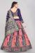 Picture of Enticing Silk Pale Violet Red Lehenga Choli