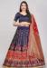 Picture of Taking Silk Dark Slate Blue Lehenga Choli