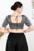 Picture of Alluring Chiffon Light Slate Grey Designer Blouse