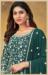 Picture of Georgette Sea Green Straight Cut Salwar Kameez