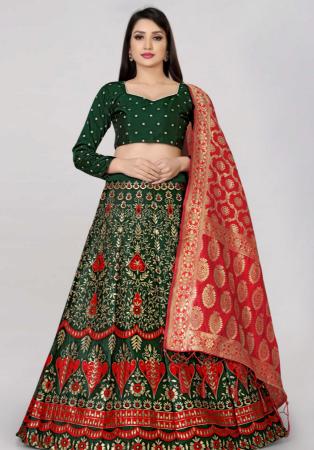 Picture of Nice Silk Dark Slate Grey Lehenga Choli