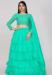 Picture of Ideal Net Dark Turquoise Lehenga Choli