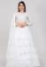 Picture of Ideal Net White Lehenga Choli