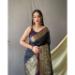 Picture of Shapely Georgette Dim Gray Saree
