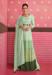 Picture of Georgette Dark Sea Green Anarkali Salwar Kameez