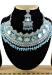 Picture of Beautiful Steel Blue Necklace Set