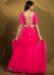 Picture of Resplendent Crepe & Silk Deep Pink Lehenga Choli