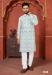 Picture of Alluring Rayon Light Steel Blue Kurtas