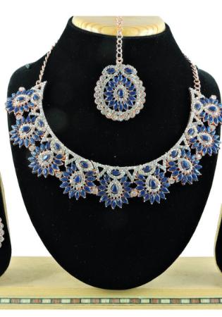 Picture of Delightful Dark Slate Blue Necklace Set