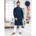 Picture of Superb Rayon Midnight Blue Kurtas