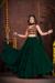 Picture of Bewitching Crepe Dark Green Lehenga Choli