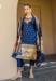 Picture of Graceful Silk Midnight Blue Straight Cut Salwar Kameez